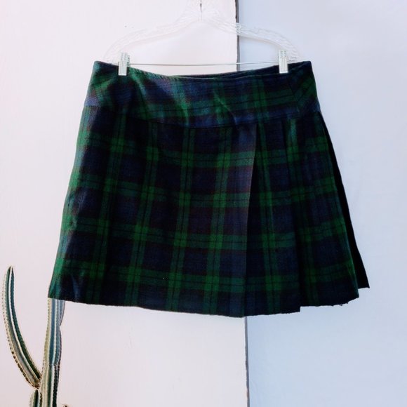 Pleated Plaid Mini Skirt Size 40 - Picture 3 of 16